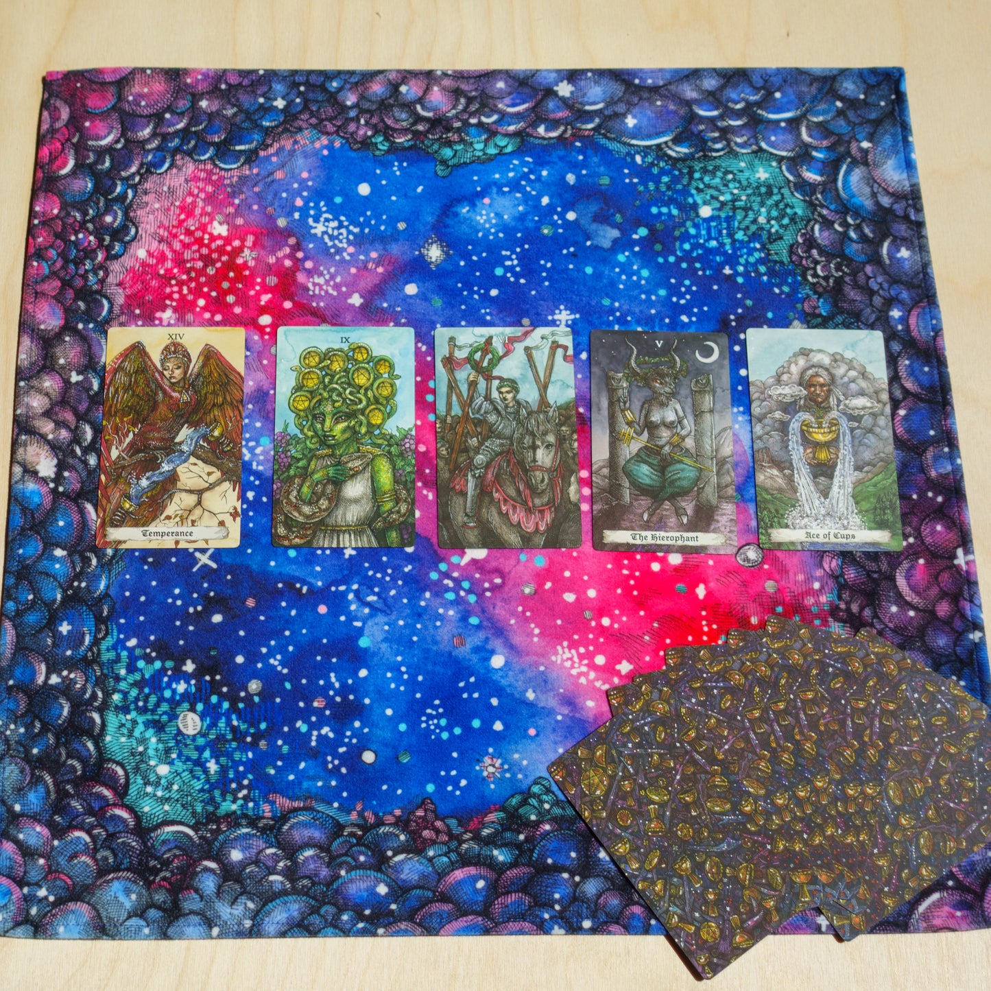 The Sky and the Stars Altar Cloth | Myths and Legends Tarot