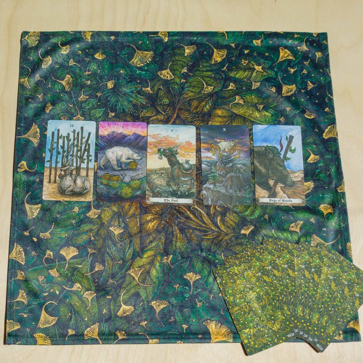 The Earth and The Trees Altar Cloth | Earth Tarot