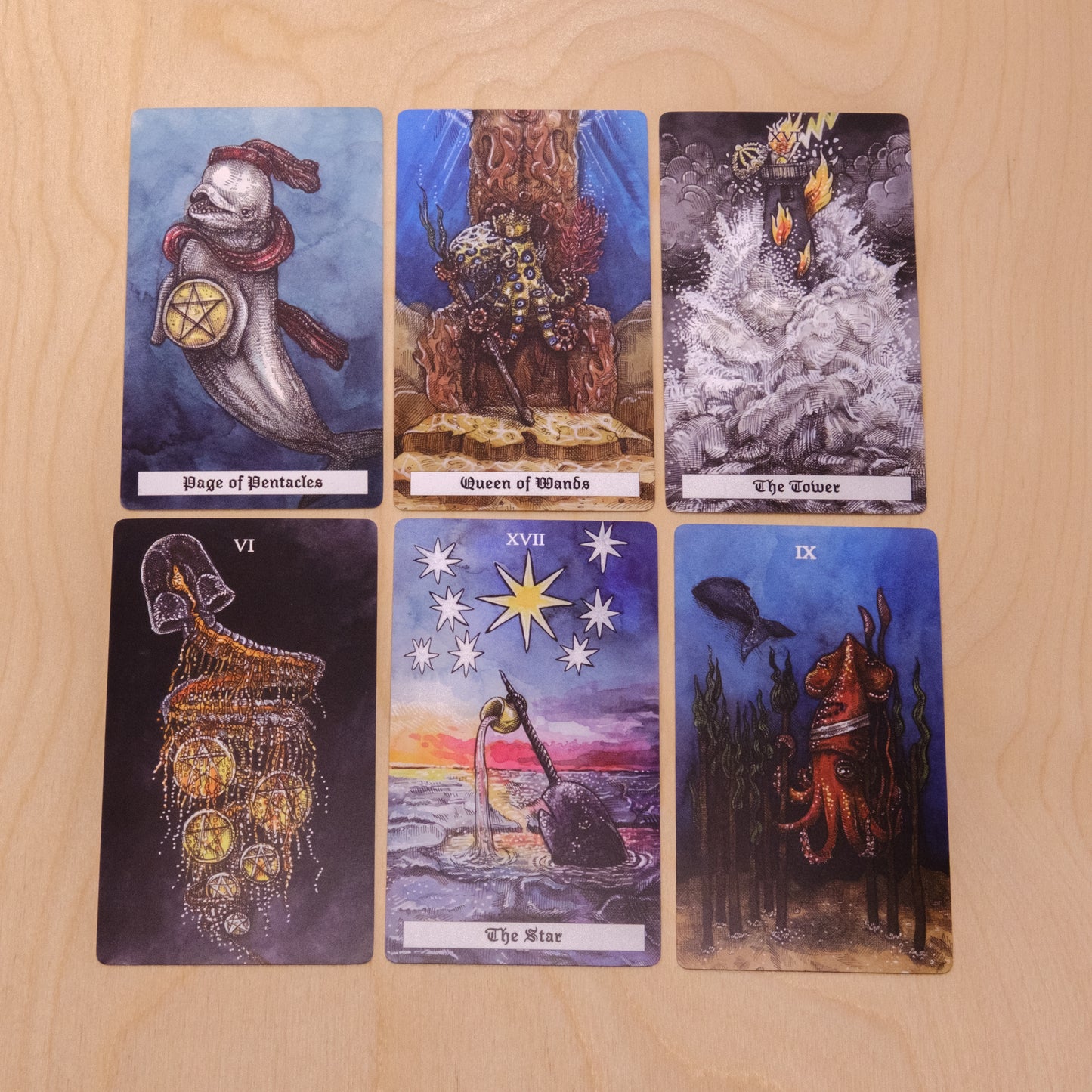 Oceanum Arcanae |  The Ocean Tarot Deck