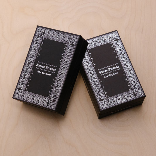 Double Tarot Set | Dog and Cat Tarot Decks